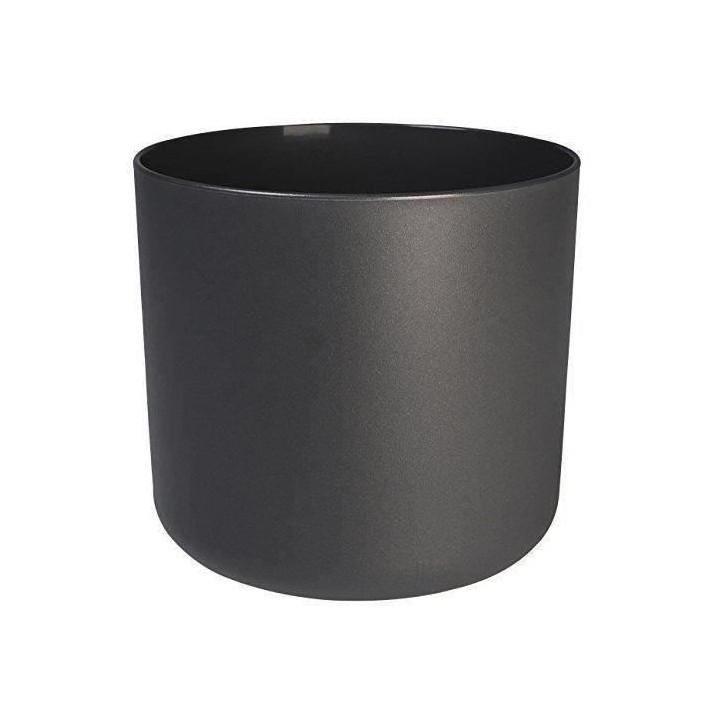 Pot de fleurs rond ELHO B.for Soft - Noir - Ø 35 x H 32 cm - intérie