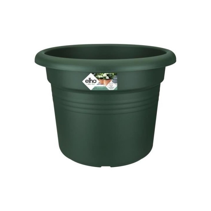 Elho Bac a fleurs Green Basics Cilinder 65 - Vert - Ø 64 x H 49 cm -