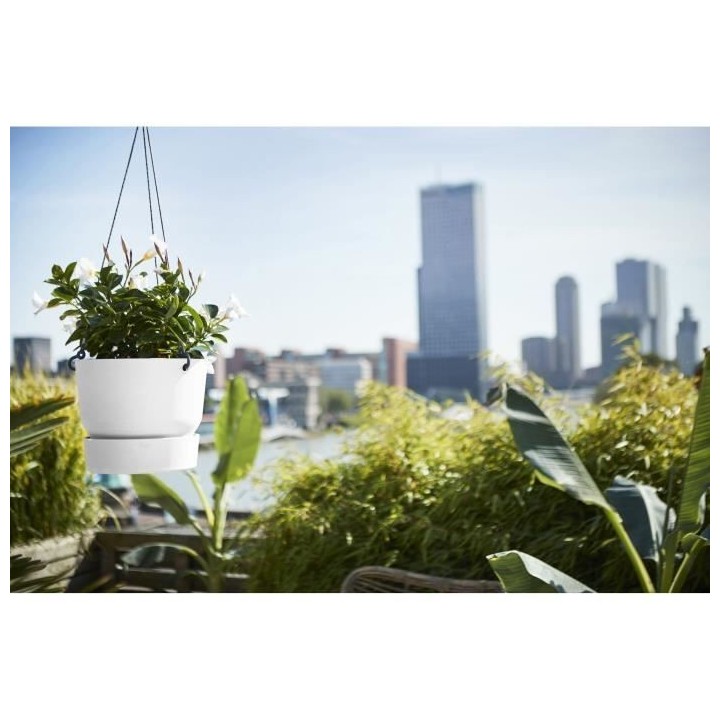 ELHO Pot de fleurs a suspendre Greenville 24 - Extérieur - Ø 23,9 x