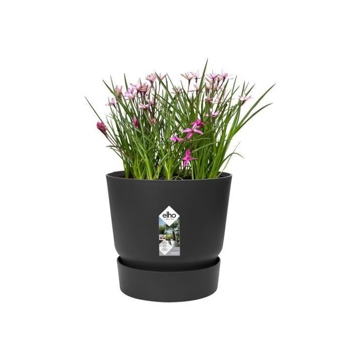 ELHO Pot de fleurs rond Greenville 40 - Extérieur - Ø 39 x H 36,8 cm