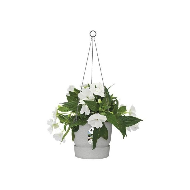 ELHO Pot de fleurs a suspendre Greenville 24 - Extérieur - Ø 23,9 x