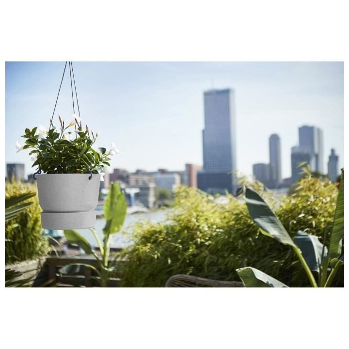 ELHO Pot de fleurs a suspendre Greenville 24 - Extérieur - Ø 23,9 x