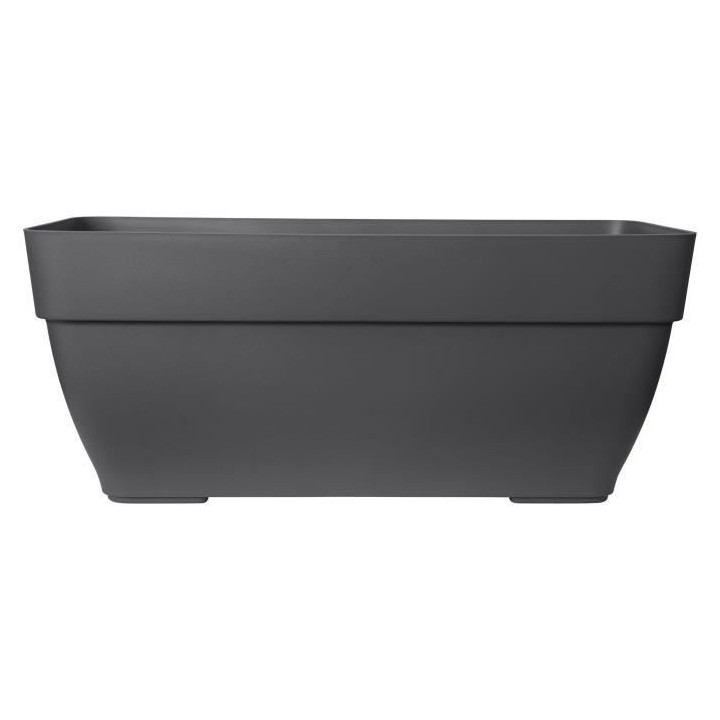 Elho Vibia Campana Bac a fleurs Terrasse 80 - Noir - L 77 x B 35 x H 3