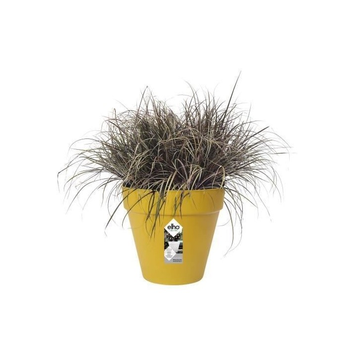 ELHO Pot de fleurs rond Loft Urban 25 - Extérieur - Ø 24,5 x H 22,2