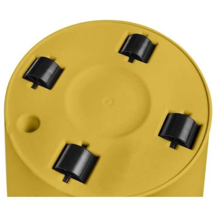 Pot De Fleurs Rond LOFT URBAN - Plastique - Percé - Réservoir - Avec