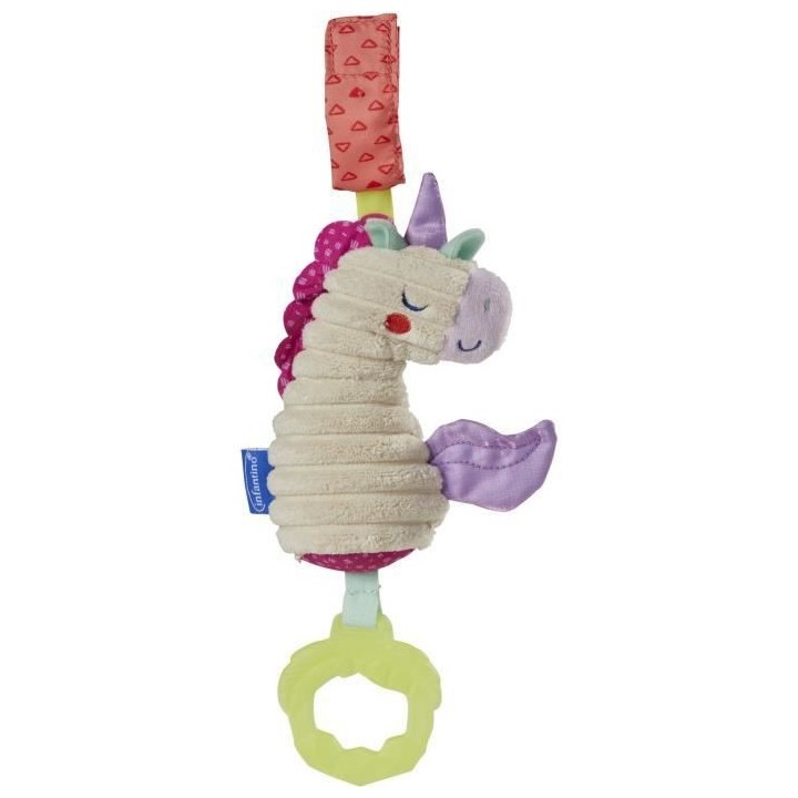 INFANTINO Peluche licorne grelot