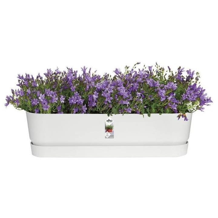 Planteur Ovale ELHO - GREENVILLE - Plastique recyclé - Ø70 - Leaf Gr