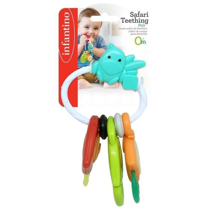 INFANTINO Clés de dentition safari