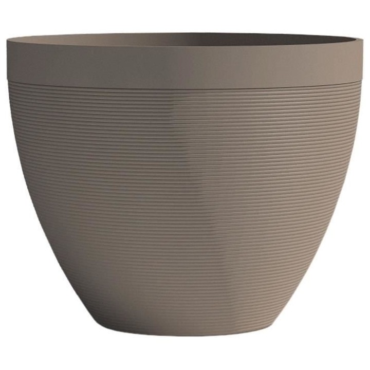 Pot de fleurs - GARDEN ID - Green Care Impact Taupe - 50 x 41 cm - Gar