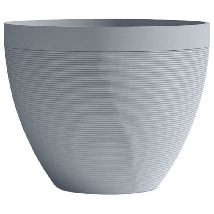 Pot de fleurs - GARDEN ID - Green Care Impact Bleu-Gris - 50 x 41 cm -