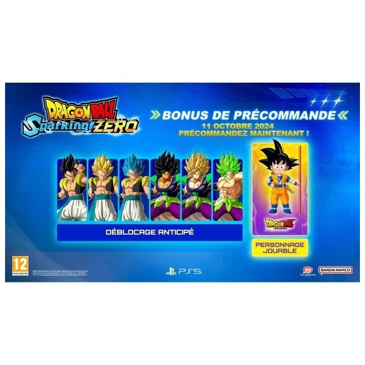 Dragon Ball Sparking! Zero - Jeu PS5