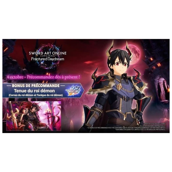 Sword art online fractured daydream - Jeu Nintendo Switch