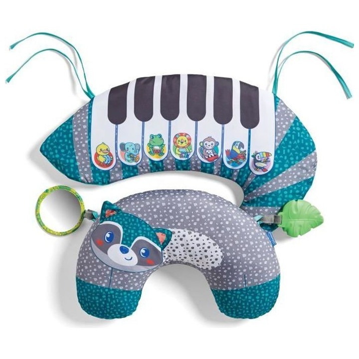 INFANTINO Piano & coussin 3 en 1 raton laveur