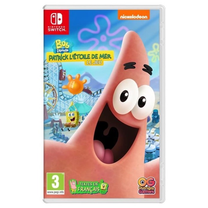 Patrick L'etoile De Mer - Jeu Nintendo Switch