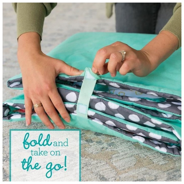 INFANTINO Tapis géant découverte des sens - 120 x 120 cm