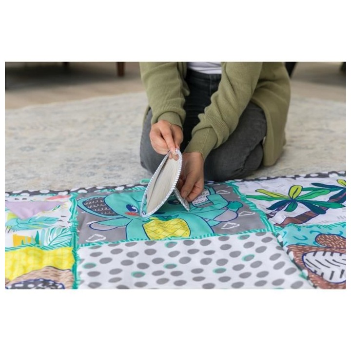 INFANTINO Tapis géant découverte des sens - 120 x 120 cm
