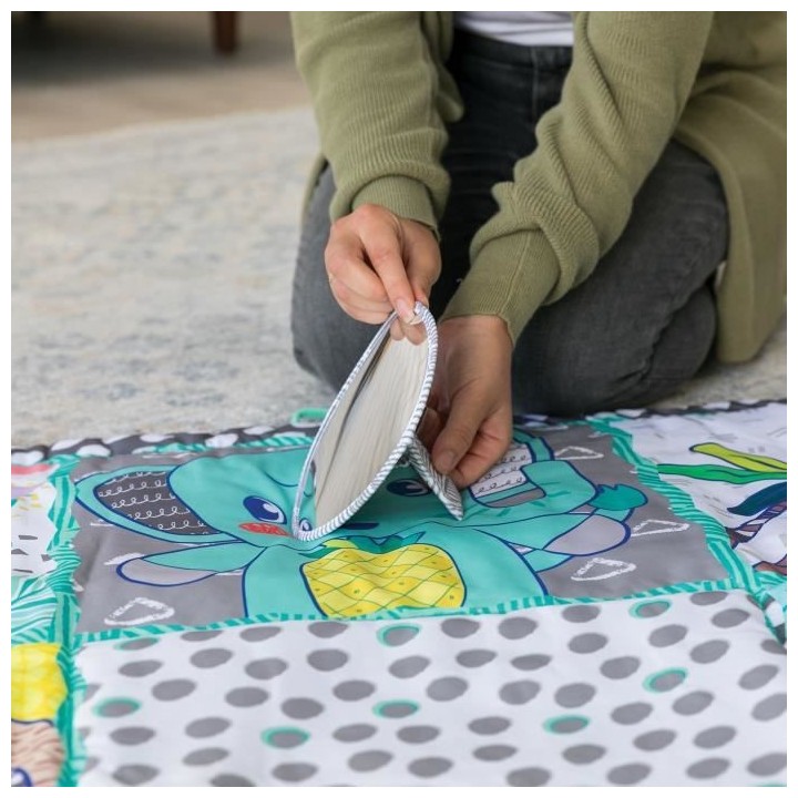 INFANTINO Tapis géant découverte des sens - 120 x 120 cm