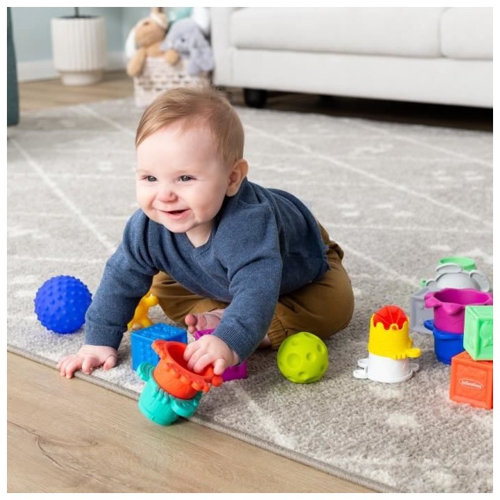 INFANTINO Coffret sensoriel 16 pieces