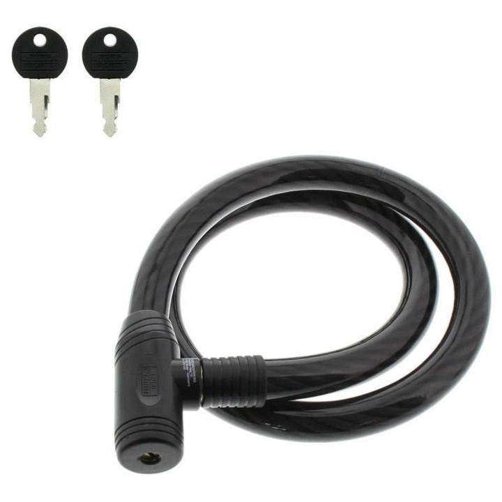 Antivol vélo - BURG WACHTER - 570 120 - Clé, acier 25 mm, gaine en P