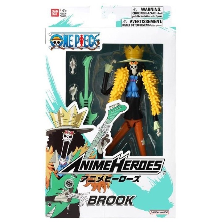 Figurine Anime Heroes - Bandai - One Piece - Brook - 17 cm