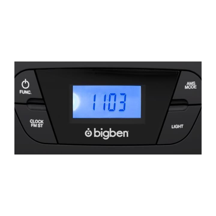BIGBEN CD61NUSB LECTEUR CD/USB/RADIO portable avec effets lumineux - N