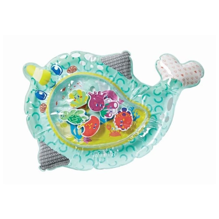 INFANTINO Tapis a eau Découverte sensorielle licorne des mers - 71 x