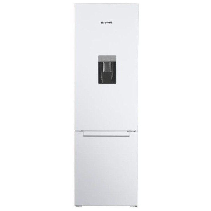 Réfrigérateur combiné BRANDT BC8027EWD - 2 portes - 260L - L55 cm -