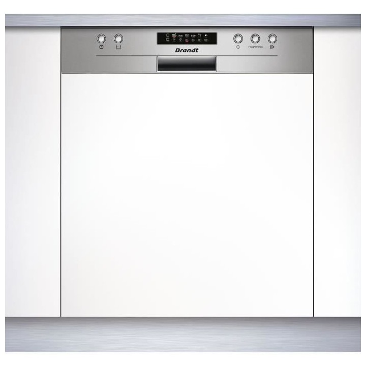 Lave-vaisselle encastrable BRANDT LVE334X - 13 couverts - L60cm - 44 d