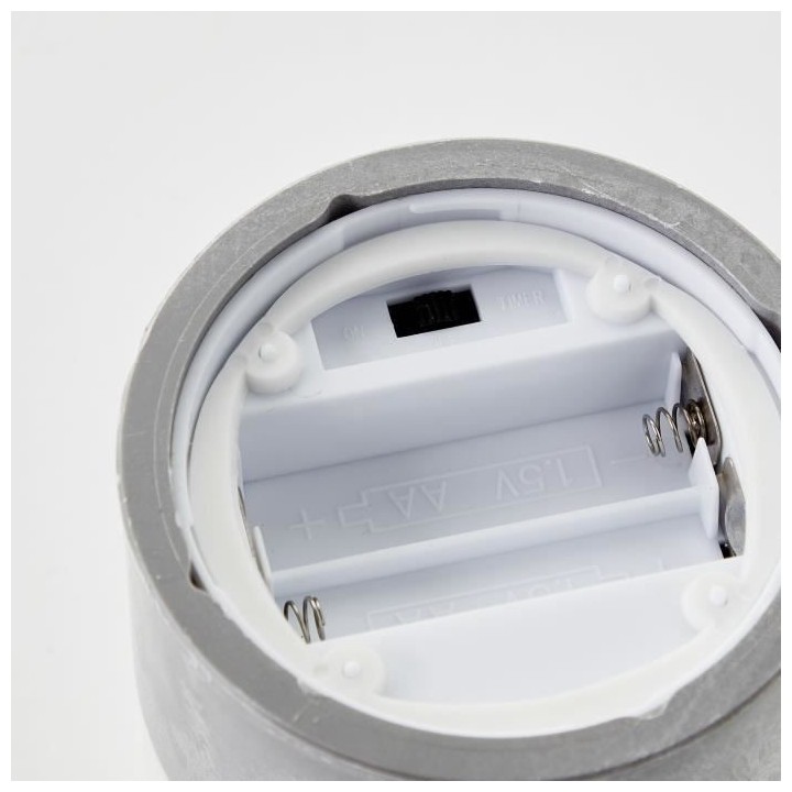 Lot 3 Lampes a poser LED BOUGIE BRILLIANT - 2500K - Plastique et verre