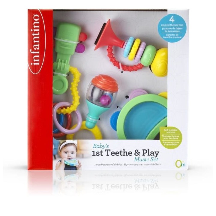 Infantino Coffret dentition instruments de musique