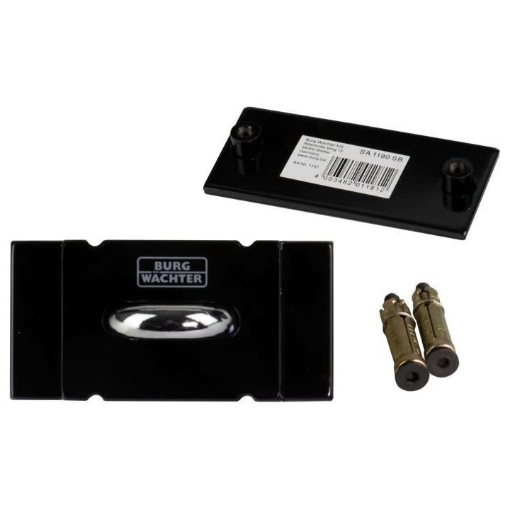 Ancre de sécurité - BURG WACHTER - SA 1180 SB - Acier trempé - Fixa