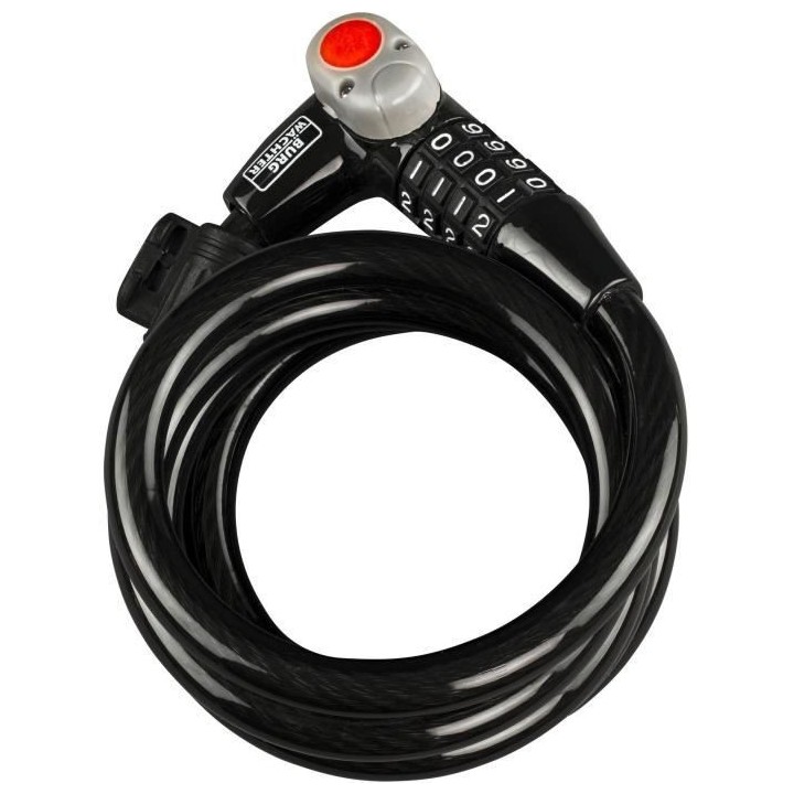 Antivol vélo - BURG WACHTER - 230 180 L - Code, 180 cm, acier 12 mm,