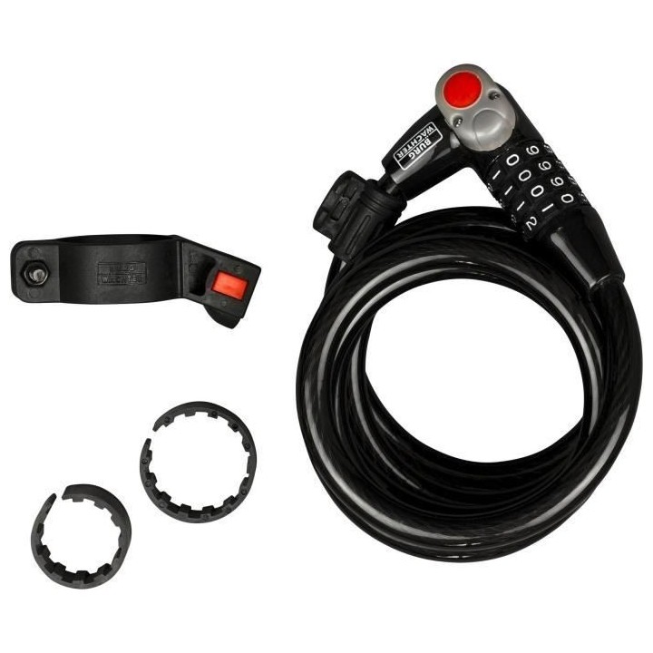 Antivol vélo - BURG WACHTER - 230 180 L - Code, 180 cm, acier 12 mm,