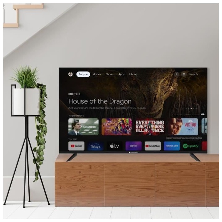 TV LED - CONTINENTAL EDISON - CELED55SQLDV24B6 - 55'' (139 cm) - QLED