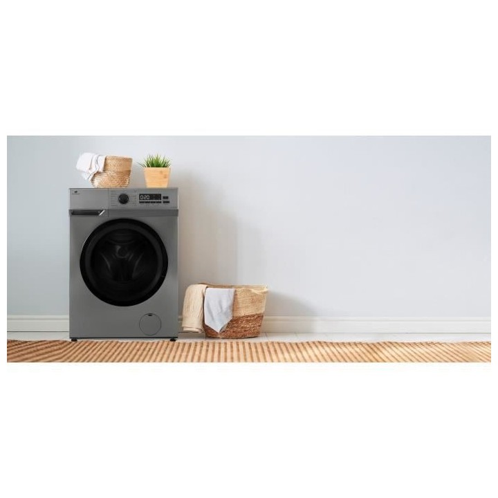 Lave-linge hublot CONTINENTAL EDISON CELL712IS2 - 7 kg - Largeur 59,5