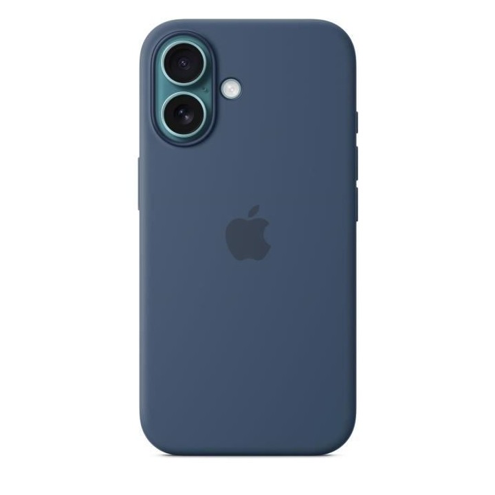 APPLE iPhone 16 - Coque en silicone avec MagSafe - Denim