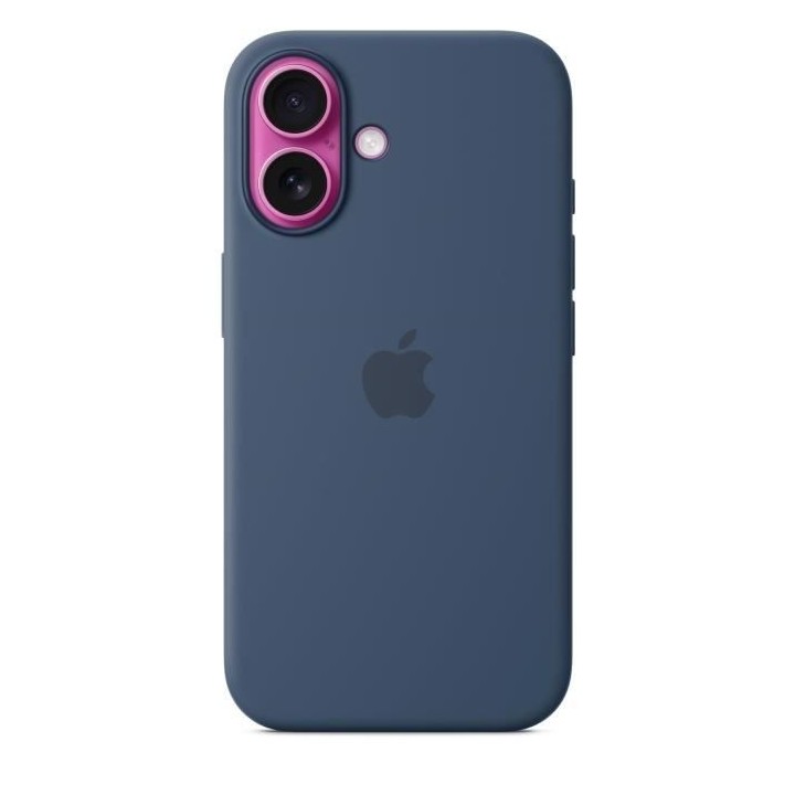 APPLE iPhone 16 - Coque en silicone avec MagSafe - Denim