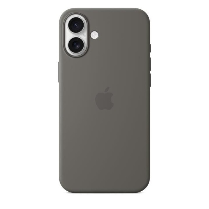 APPLE iPhone 16 Plus - Coque en silicone avec MagSafe - Stone Gray