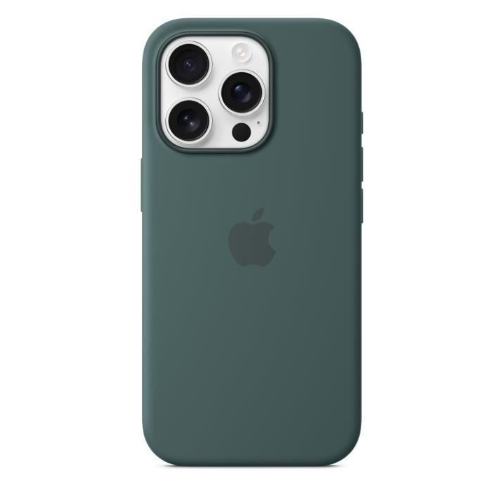APPLE iPhone 16 Pro - Coque en silicone avec MagSafe - Lake Green