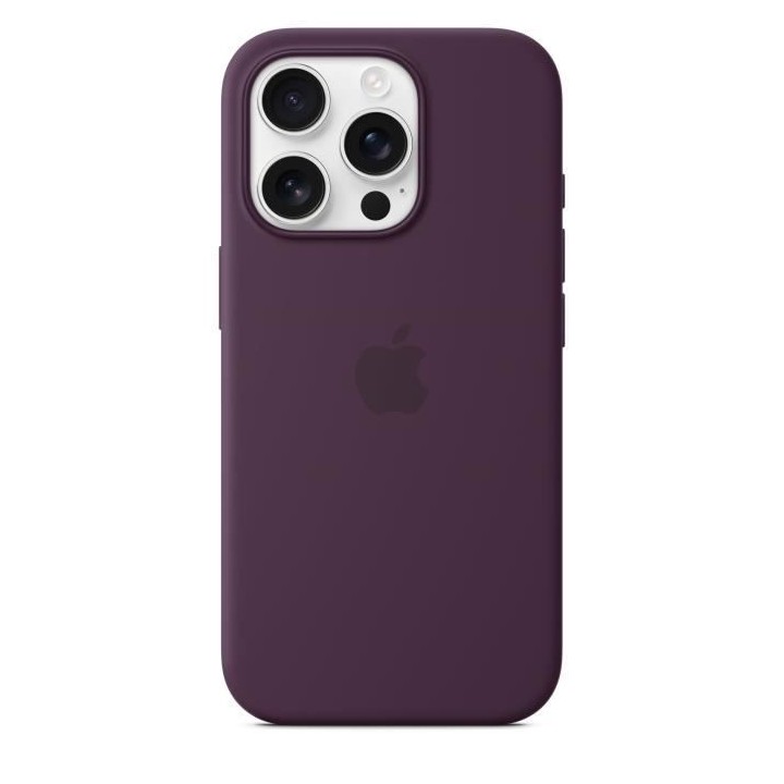 APPLE iPhone 16 Pro - Coque en silicone avec MagSafe - Plum