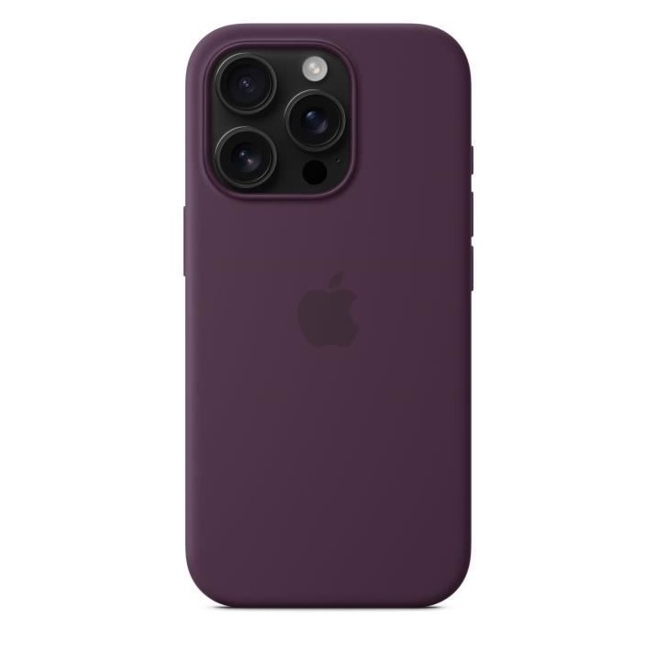 APPLE iPhone 16 Pro - Coque en silicone avec MagSafe - Plum