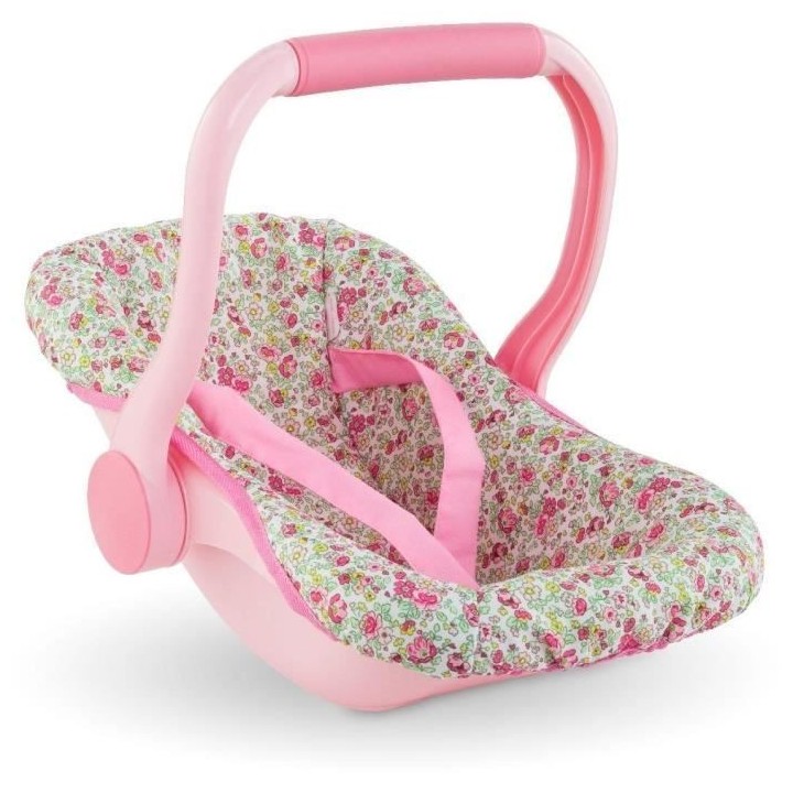 Porte-poupon fleuri pour poupon 36 et 42cm - COROLLE - Accessoire lég