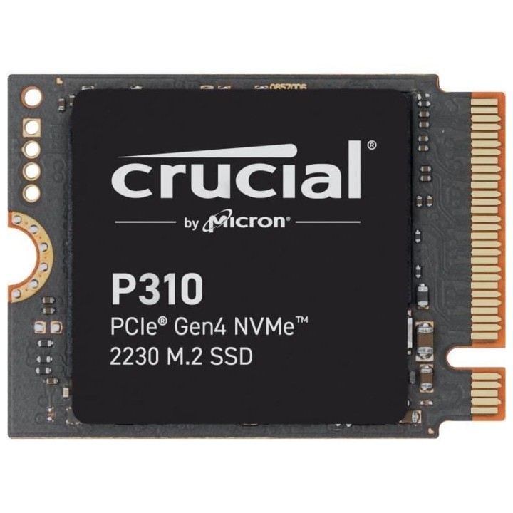 Disque SSD Interne - CRUCIAL - P310 1To PCIe Gen4 2230 NVMe M.2 SSD (C