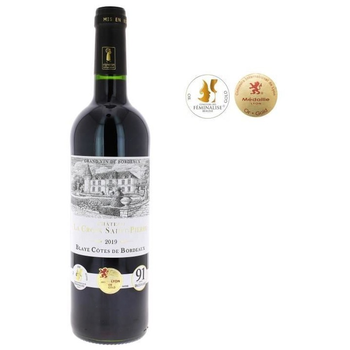 Château La Croix Saint-Pierre 2019 Blaye Côtes de Bordeaux - Vin rou