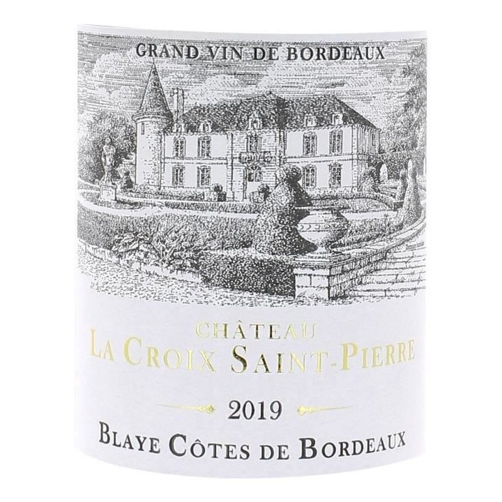Château La Croix Saint-Pierre 2019 Blaye Côtes de Bordeaux - Vin rou