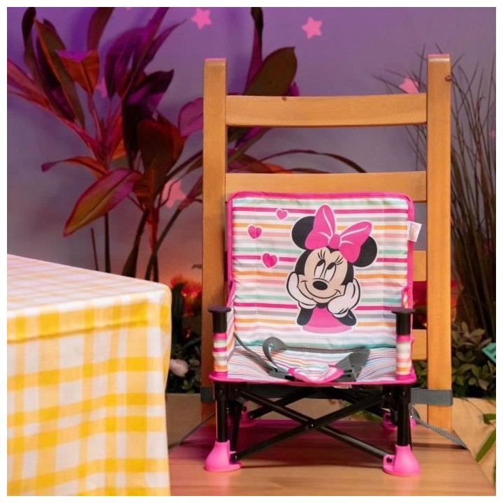 DISNEY BABY Chaise d'appoint Minnie Mouse, réhausseur Pop 'n Sit, int