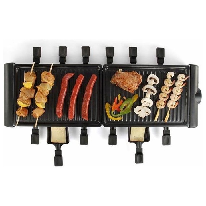 LIVOO DOC185 Appareil a raclette 12 personnes - Noir
