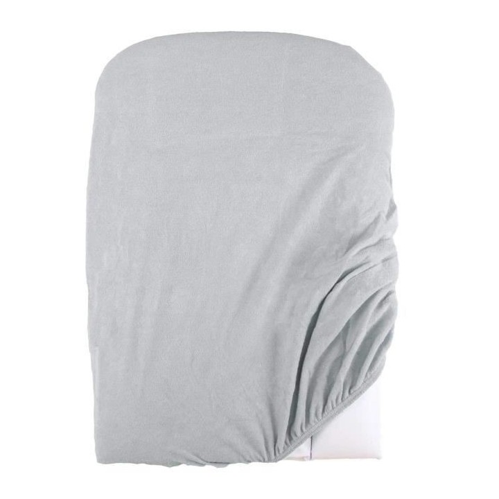 DOMIVA Lot 2 Housses matelas a langer - Polycoton - oeko-Tex - Peche/P