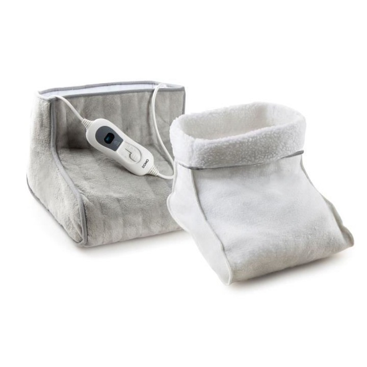 Chauffe-pieds DOMO - Chanceliere - Gris - 3 niveaux de chaleur - Super
