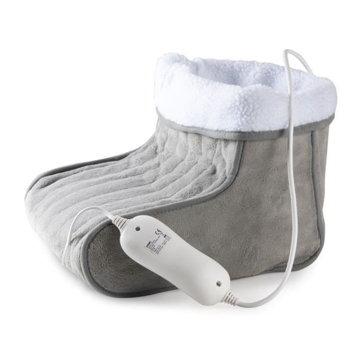 Chauffe-pieds DOMO - Chanceliere - Gris - 3 niveaux de chaleur - Super